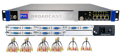 30 channels cvbs composite av digital rf modulator for qam atsc dvbt isdbt video distribution over coax and ip streaming vecoax pro 30 av pvi