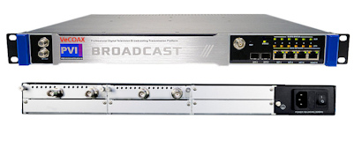 4 channel sdi to qam atsc isdbt dvbt and iptv streaming hdtv digital rf modulator for sdi over coax video distribution vecoax pro 4 sdi pvi
